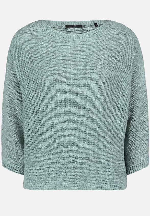 Strickpullover mit Fledermausärmeln / Vorderseite