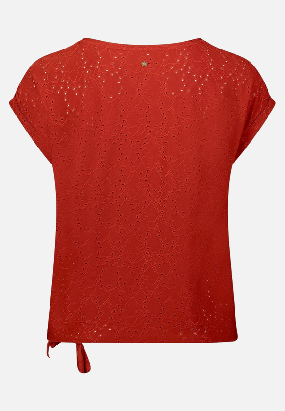 Casual-Shirt mit Struktur / Rückseite