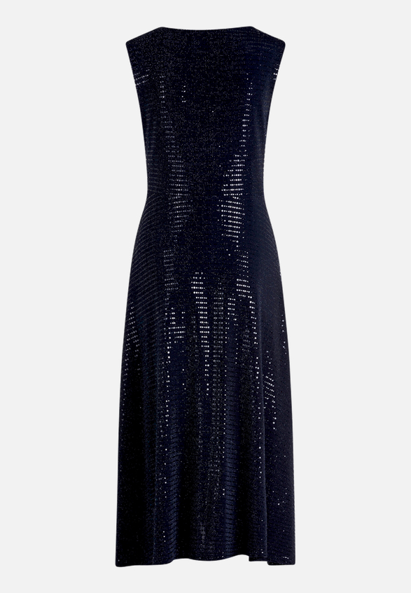 Cocktailkleid im Glitzer-Look / Rückseite