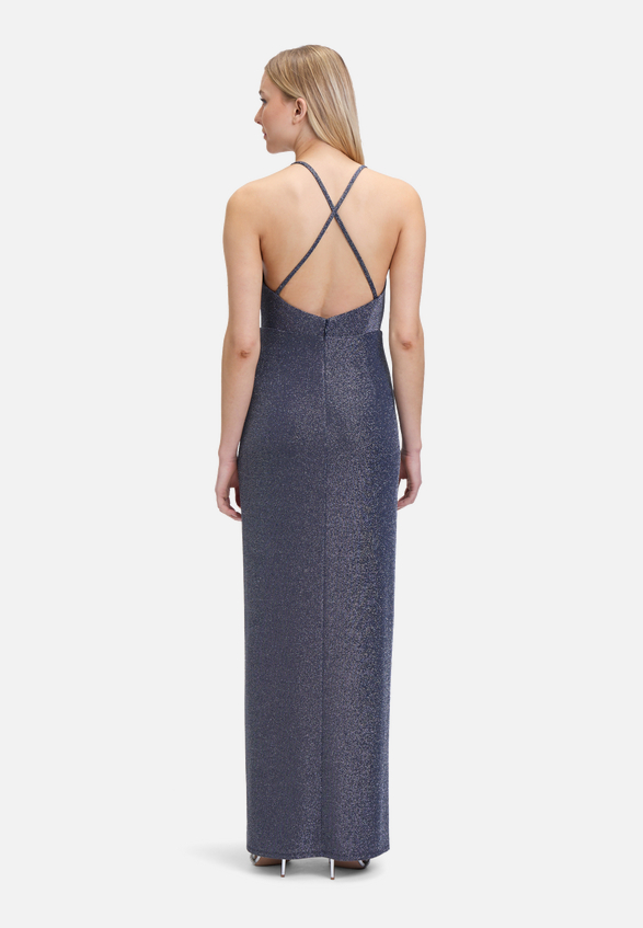 Abendkleid figurbetont / Modellfoto Rückseite