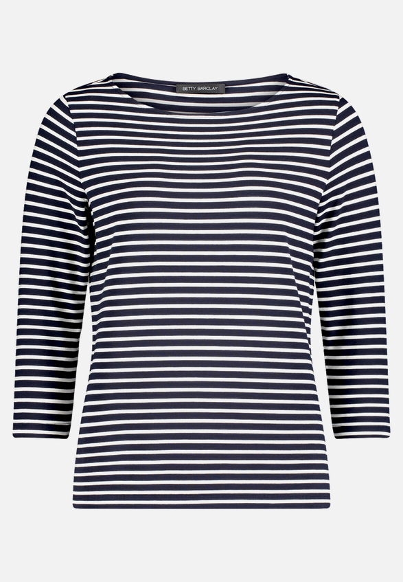 Basic Shirt mit Ringel / Vorderseite