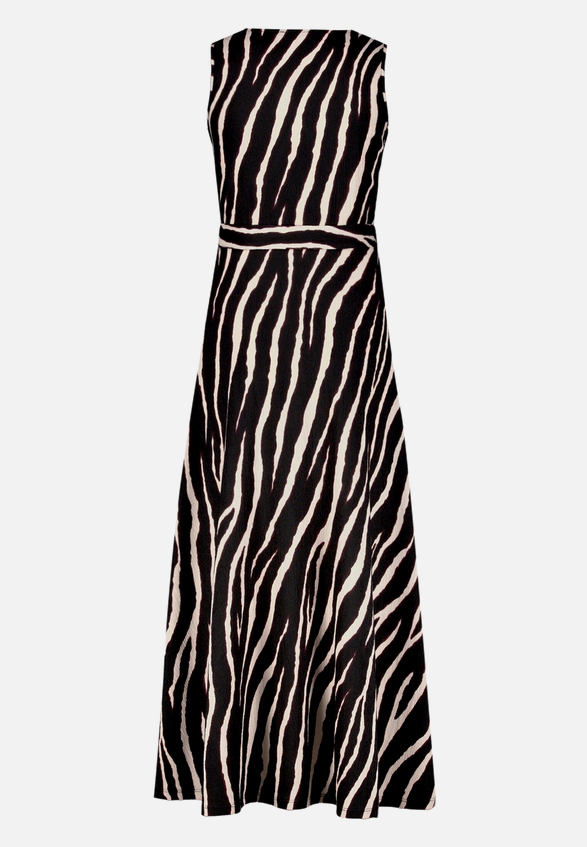 Midikleid mit Gürtel / Rückseite