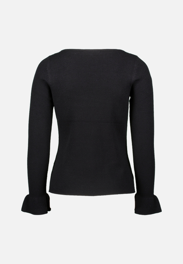 Pullover mit Volants am Ärmel / Rückseite