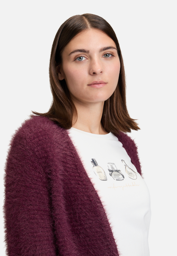 Strick-Cardigan ohne Verschluss / Detailbild