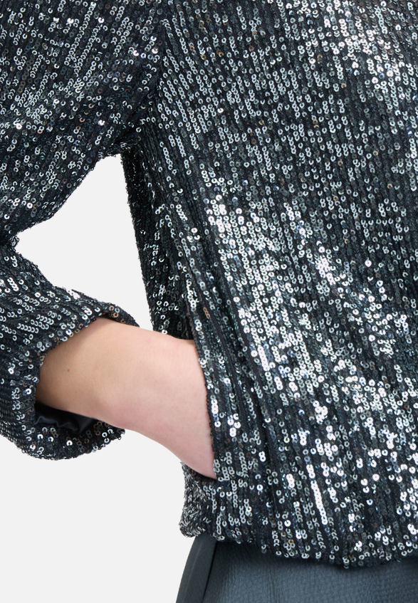 Blouson mit Pailletten / Detailbild