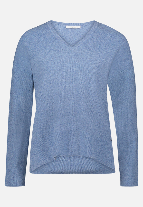 Strickpullover mit V-Ausschnitt / Vorderseite