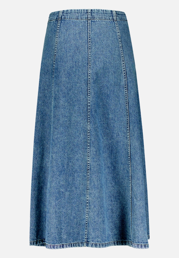 Jeansrock mit Reißverschluss / Rückseite