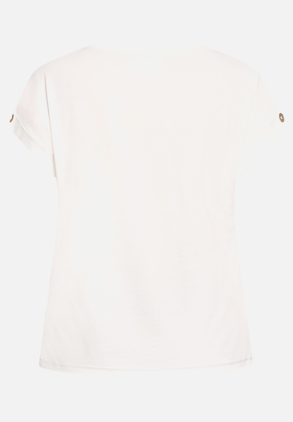 Printshirt mit Ärmelaufschlag / Rückseite
