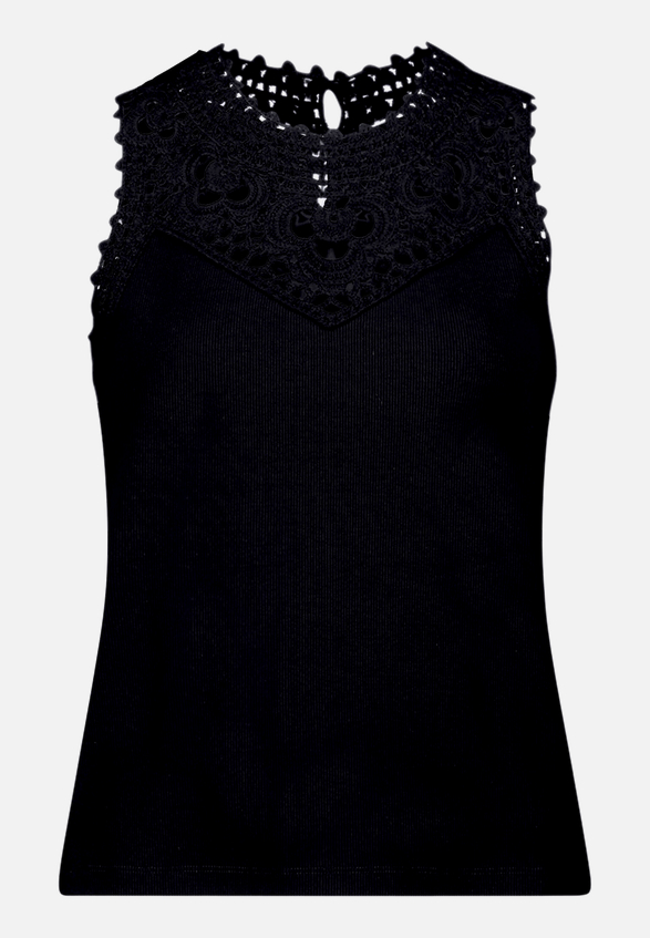 Patchwork-Shirt ohne Arm / Vorderseite