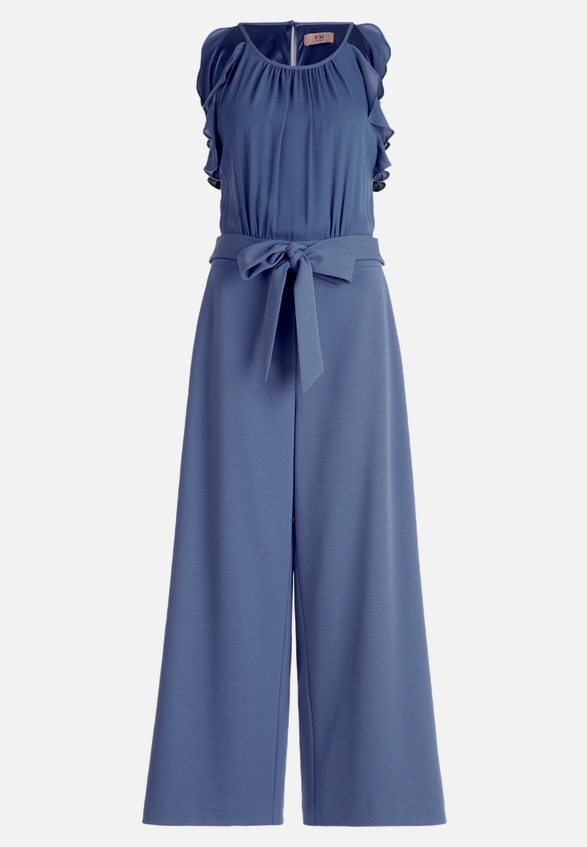 Jumpsuit mit Volant / Vorderseite