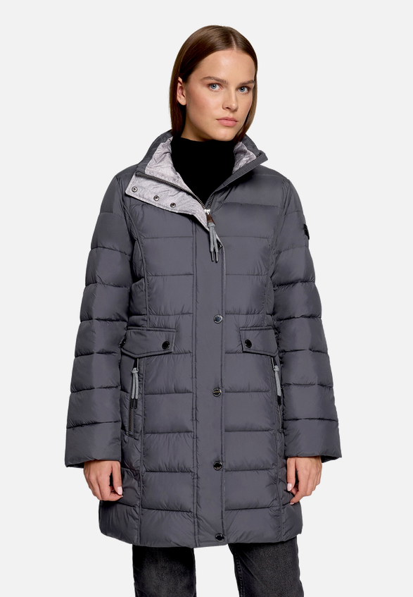Steppjacke mit abnehmbarer Kapuze / Detailbild