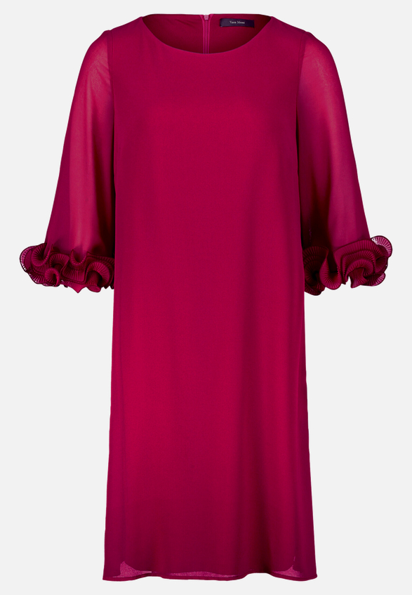Cocktailkleid mit Rüschen / Vorderseite