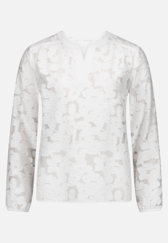 Schlupfbluse mit Muster / Vorderseite