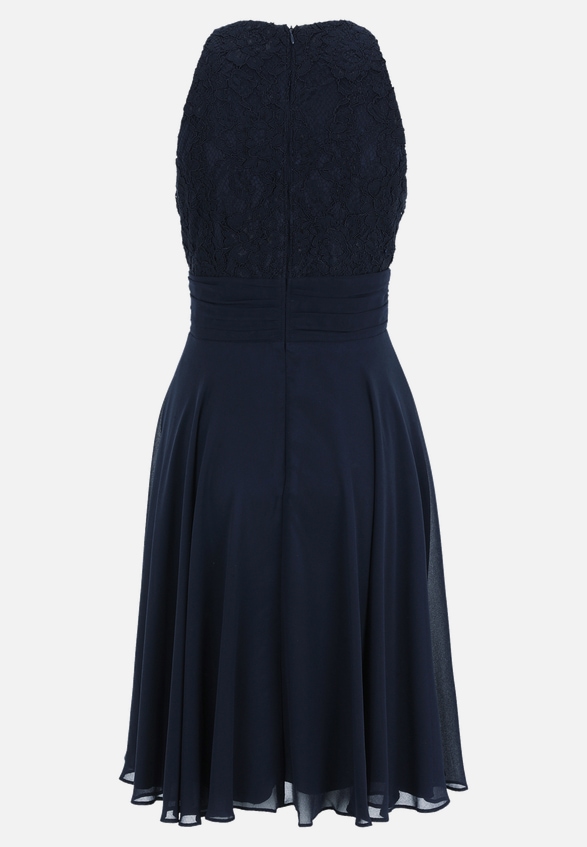 Abendkleid mit Spitze / Rückseite