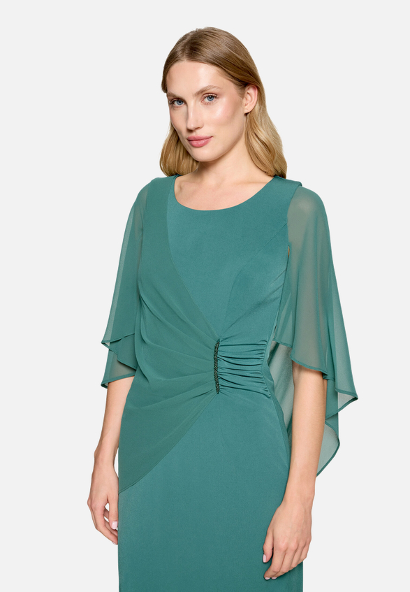 Cocktailkleid mit Raffung / Detailbild