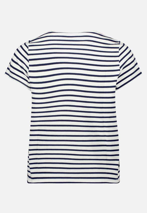 Kurzarm-Shirt mit Rundhalsausschnitt / Rückseite