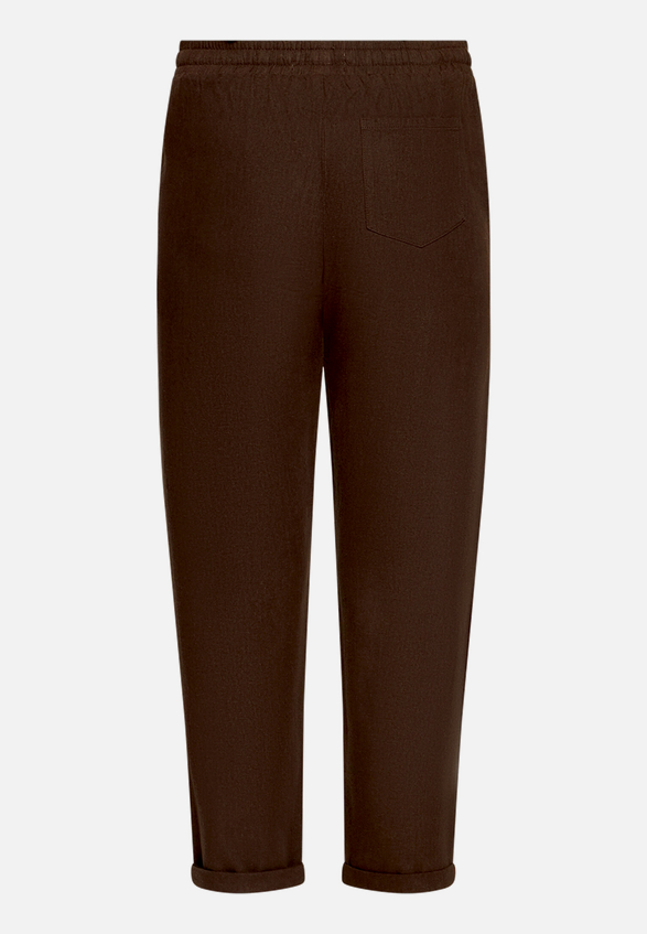 Leinenhose unifarben / Rückseite