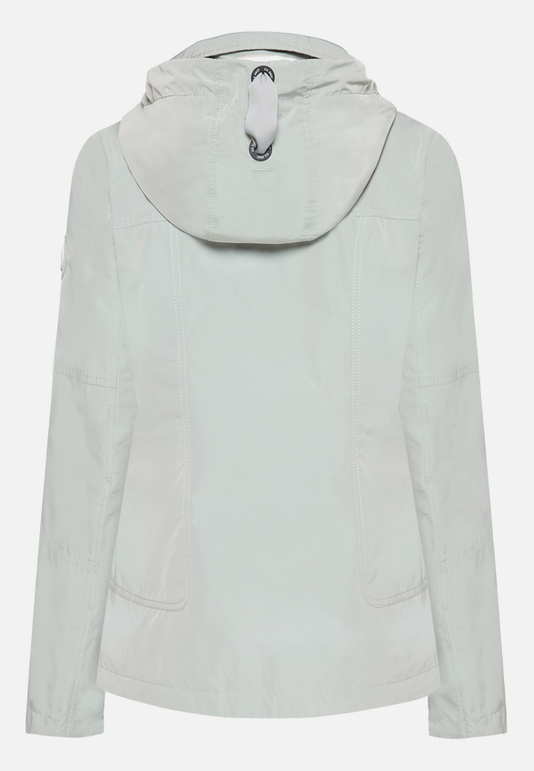 Sommerjacke mit abnehmbarer Kapuze / Rückseite