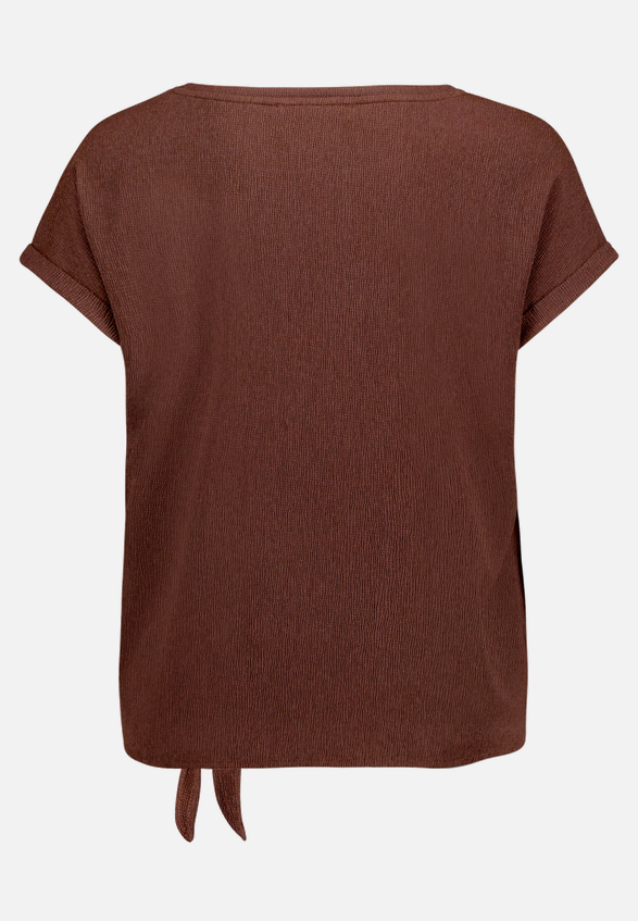 Halbarm-Shirt mit Schleifenknoten / Rückseite