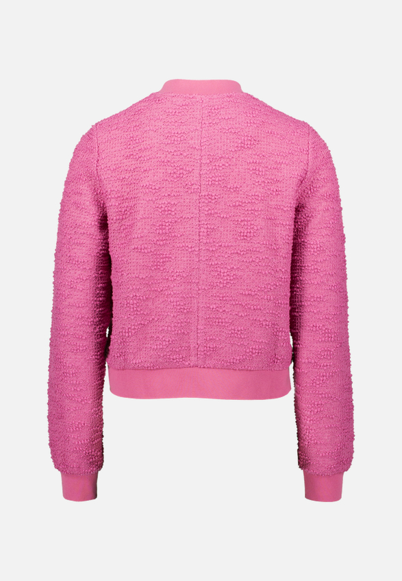 Boucè Jacke mit Reißverschluss / Rückseite