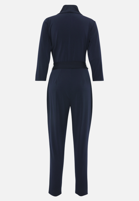 Jumpsuit mit Eingrifftaschen / Rückseite