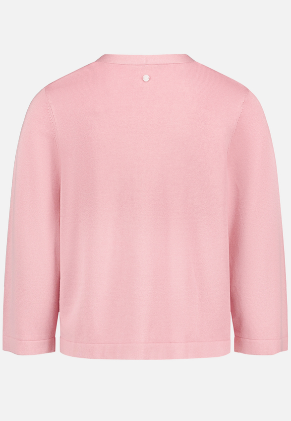 Feintrickjacke kurz 3/4 Arm / Rückseite