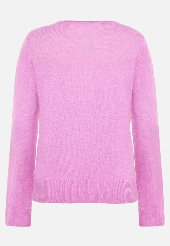 Kaschmir-Pullover mit Rundhalsausschnitt / Rückseite