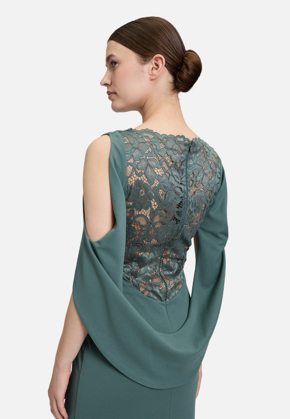 Abendkleid mit Spitze / Detailbild