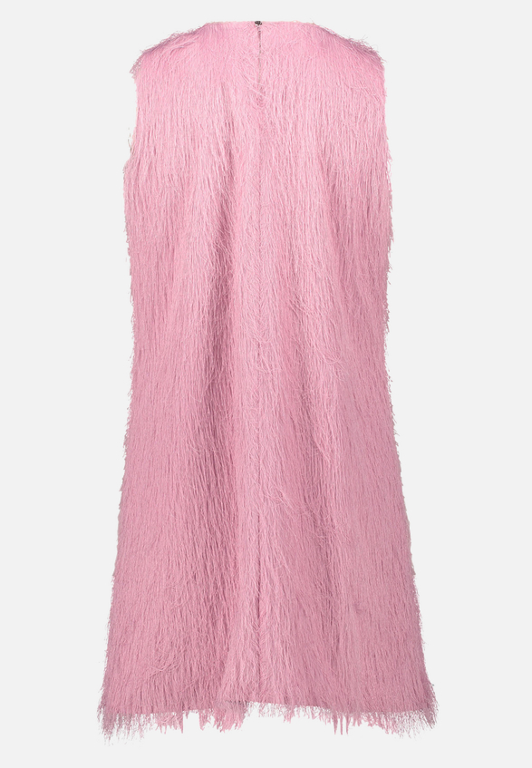 Abendkleid mit Fransen / Rückseite