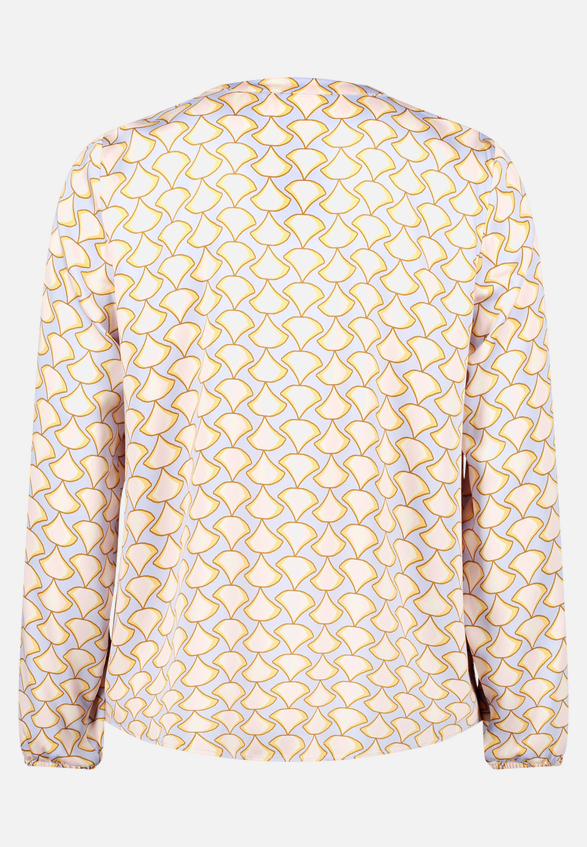 Casual-Bluse mit Muster / Rückseite