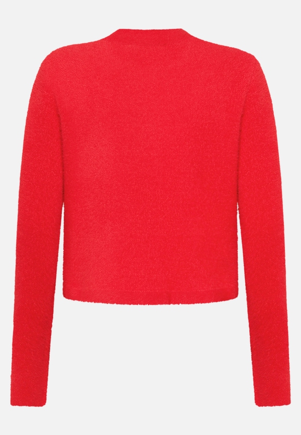 Strick-Cardigan mit aufgesetzten Taschen / Rückseite
