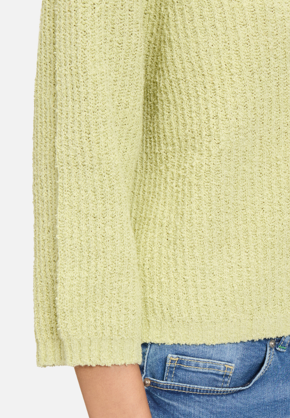 Strickpullover mit Rundhalsausschnitt / Detailbild