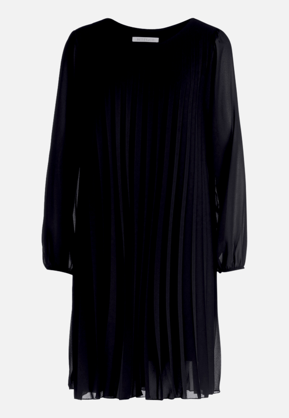 Chiffonkleid mit Plissee / Vorderseite