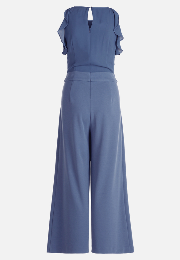Jumpsuit mit Volant / Rückseite