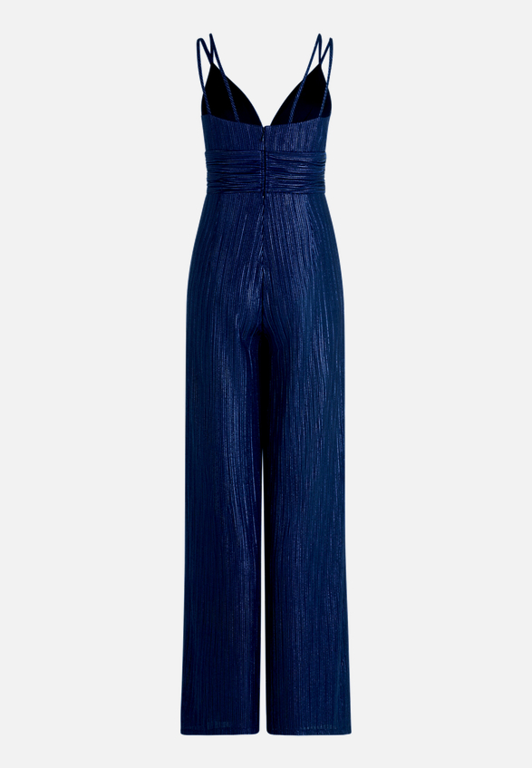 Jumpsuit mit Glanzeffekt / Rückseite