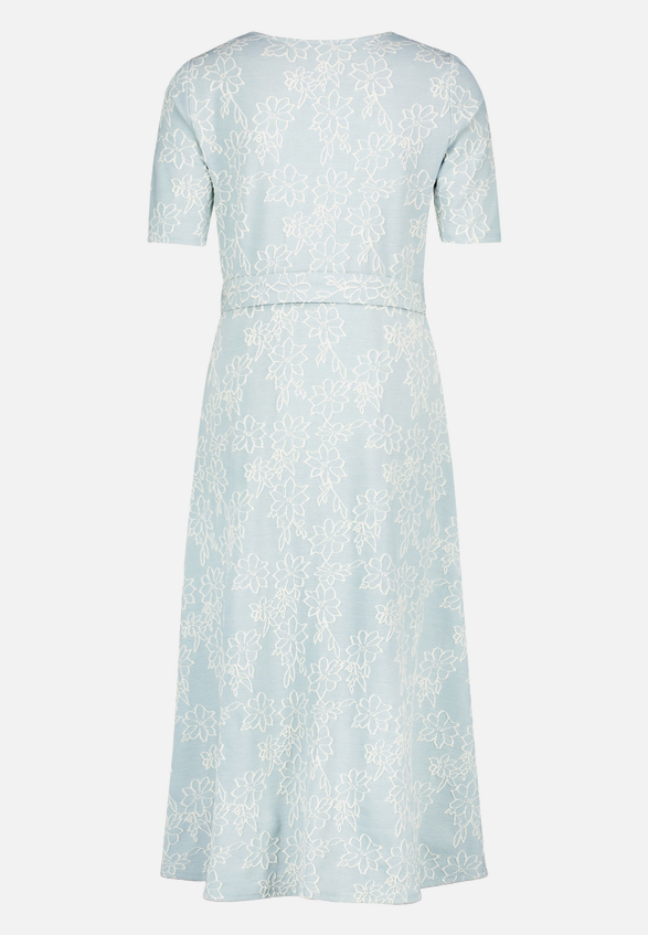 Midikleid mit Blumen-Stickerei / Rückseite