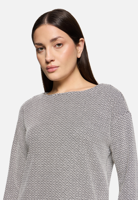 Casual-Shirt mit Struktur / Detailbild