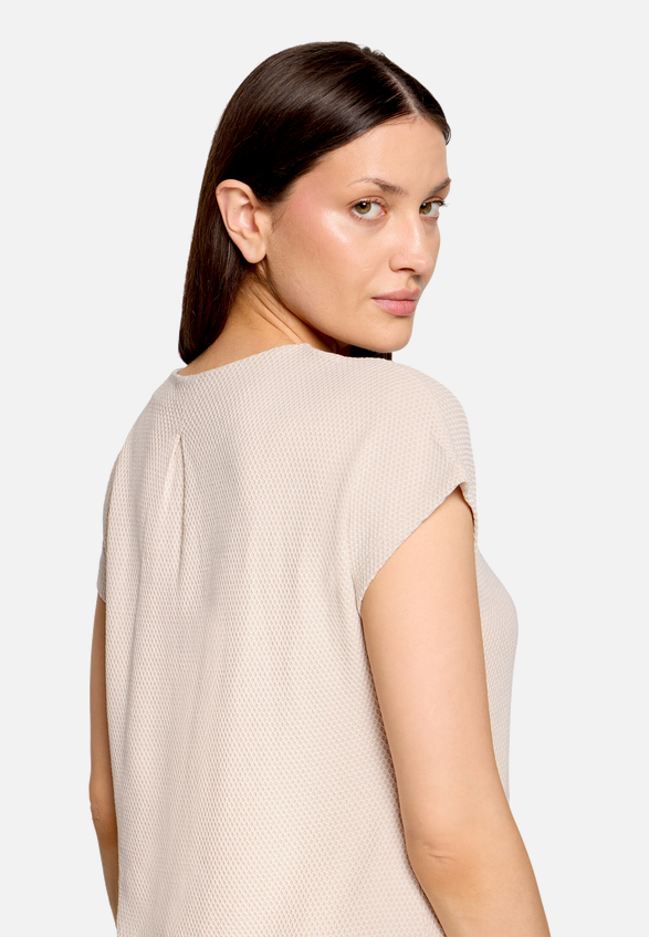 Casual-Shirt mit Struktur / Detailbild