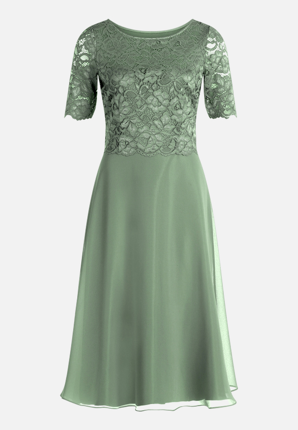 Cocktailkleid mit Spitze / Vorderseite