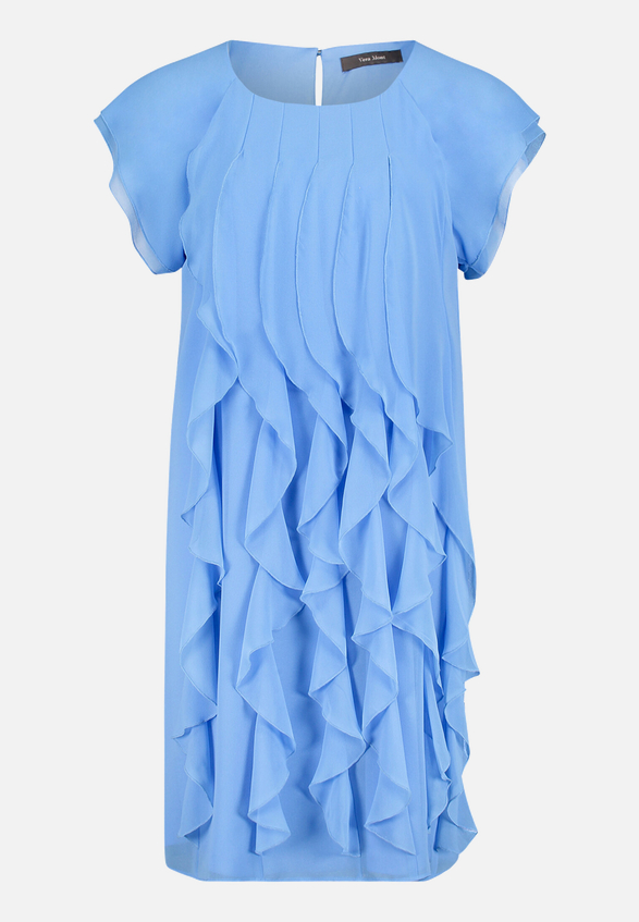 Cocktailkleid mit Volant / Vorderseite