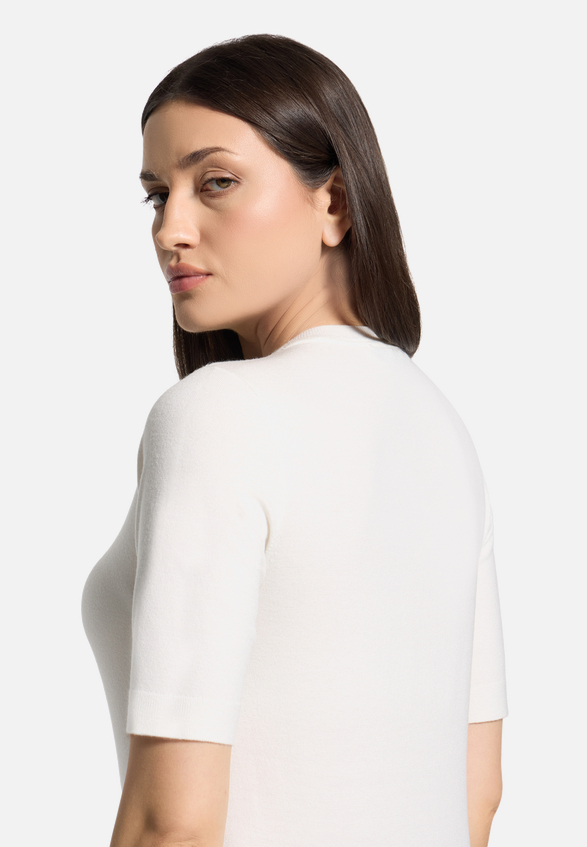 Basic-Pullover kurzarm / Detailbild