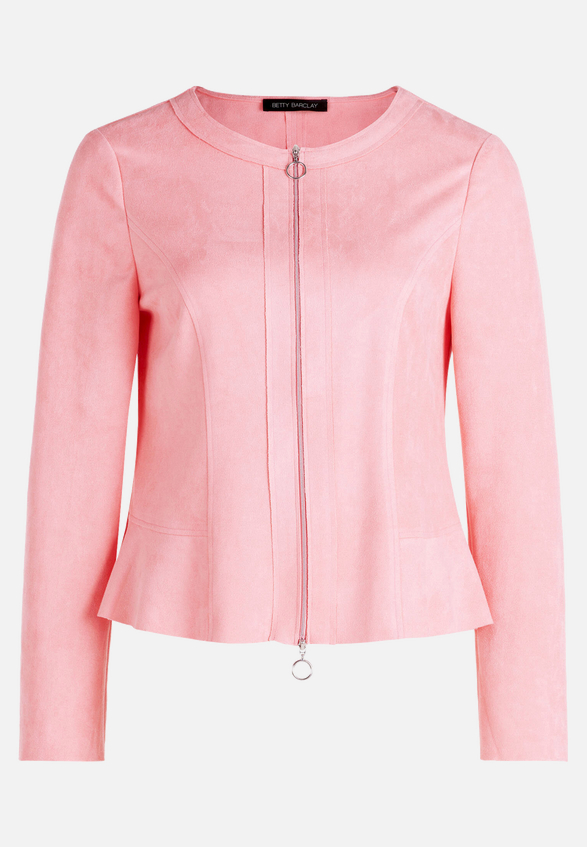 Blazer-Jacke mit Reißverschluss / Vorderseite