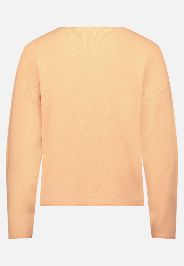 Strickpullover mit Rundhalsausschnitt / Rückseite