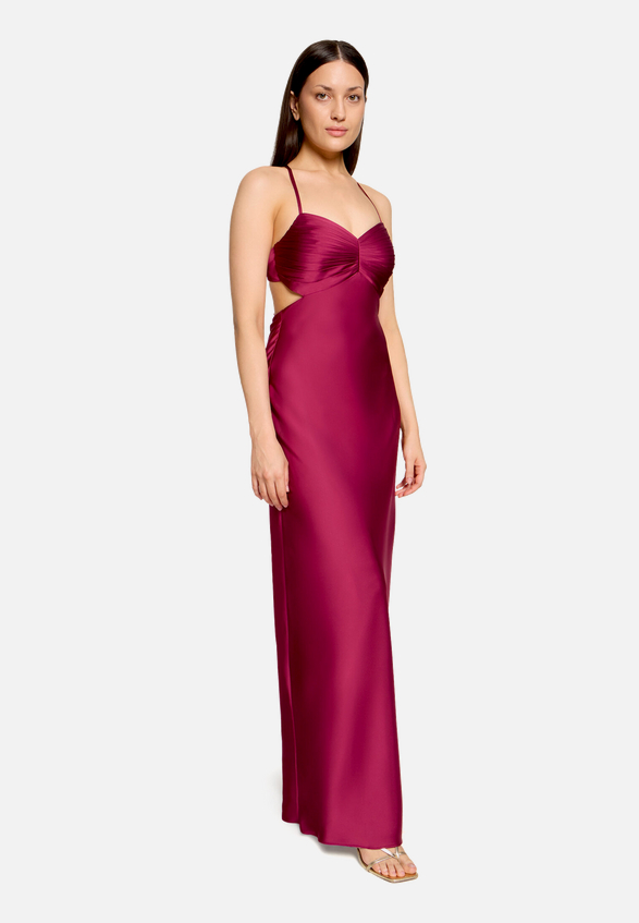 Cocktailkleid mit Cut-Outs / Modellfoto Vorderseite (Outfit)