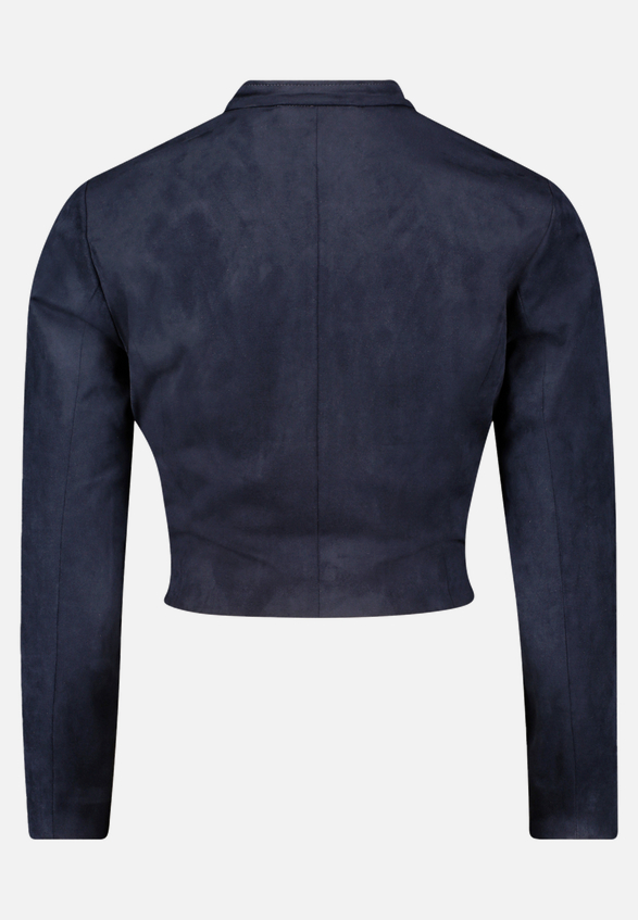 Bikerjacke mit Reißverschluss / Rückseite