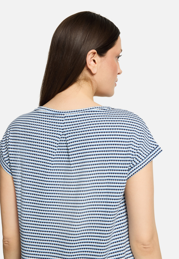 Casual-Shirt mit Gummizug / Detailbild