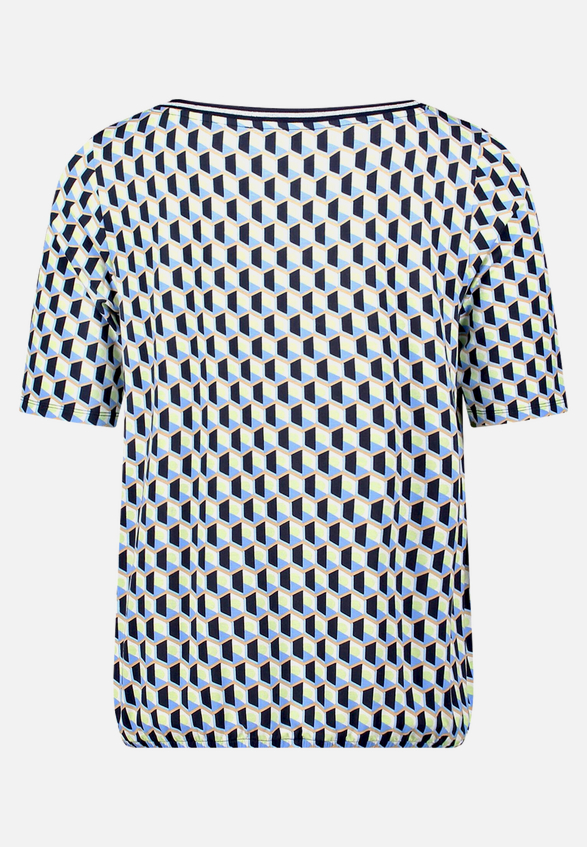 Casual-Shirt mit Gummizug / Rückseite