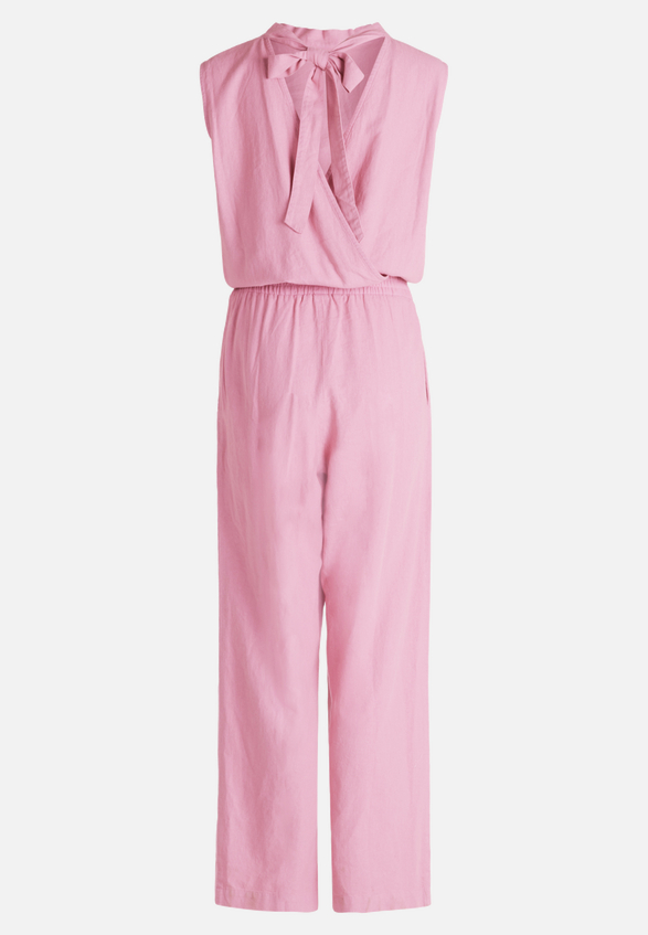 Jumpsuit mit hohem Kragen / Rückseite