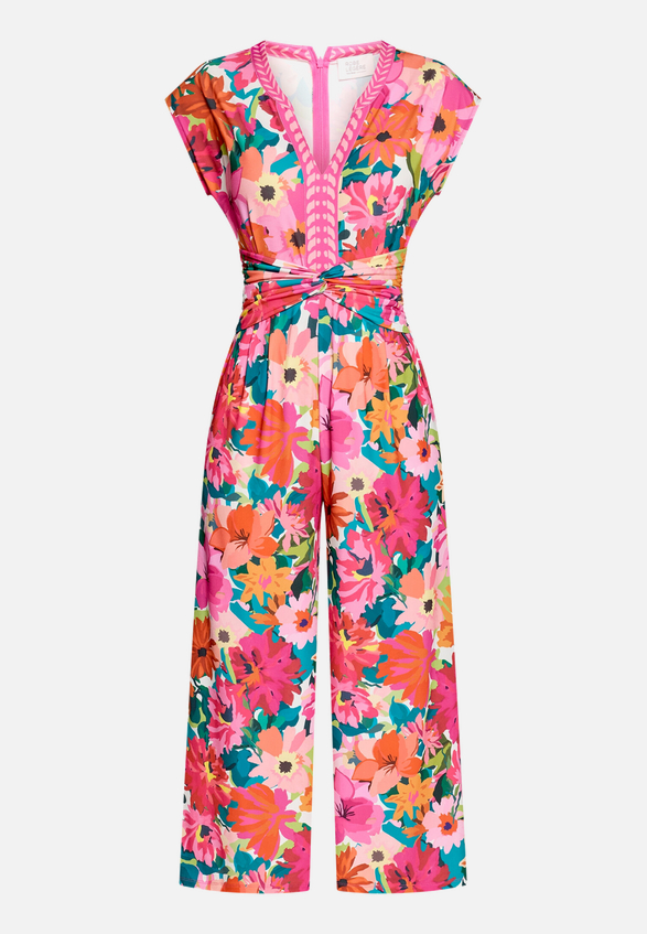 Jumpsuit mit Blumenprint / Vorderseite