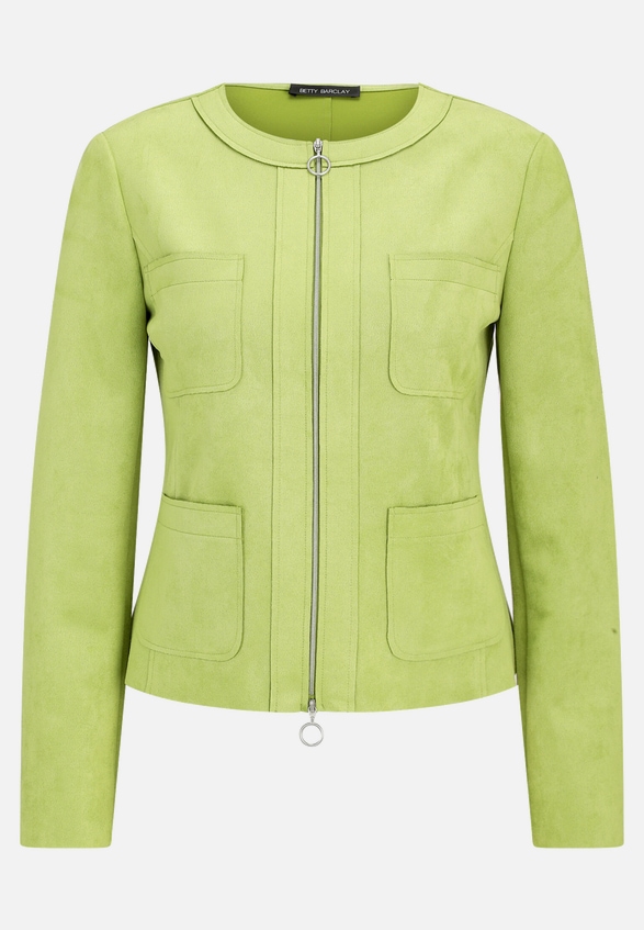 Blazer-Jacke mit Reißverschluss / Vorderseite